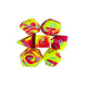 Toxic Standard Poly Dice Set (yellow&red)