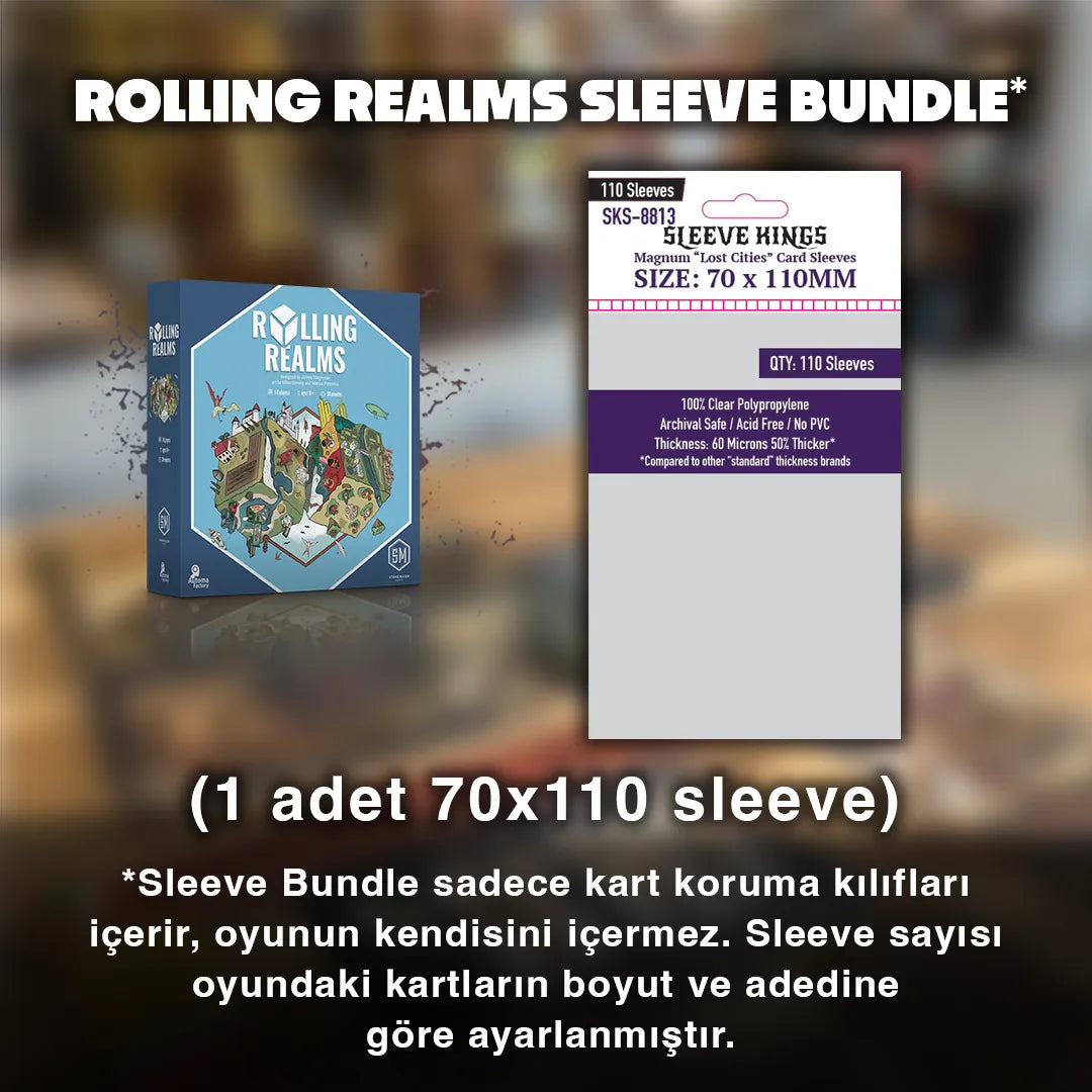 Rolling Realms Sleeve Seti