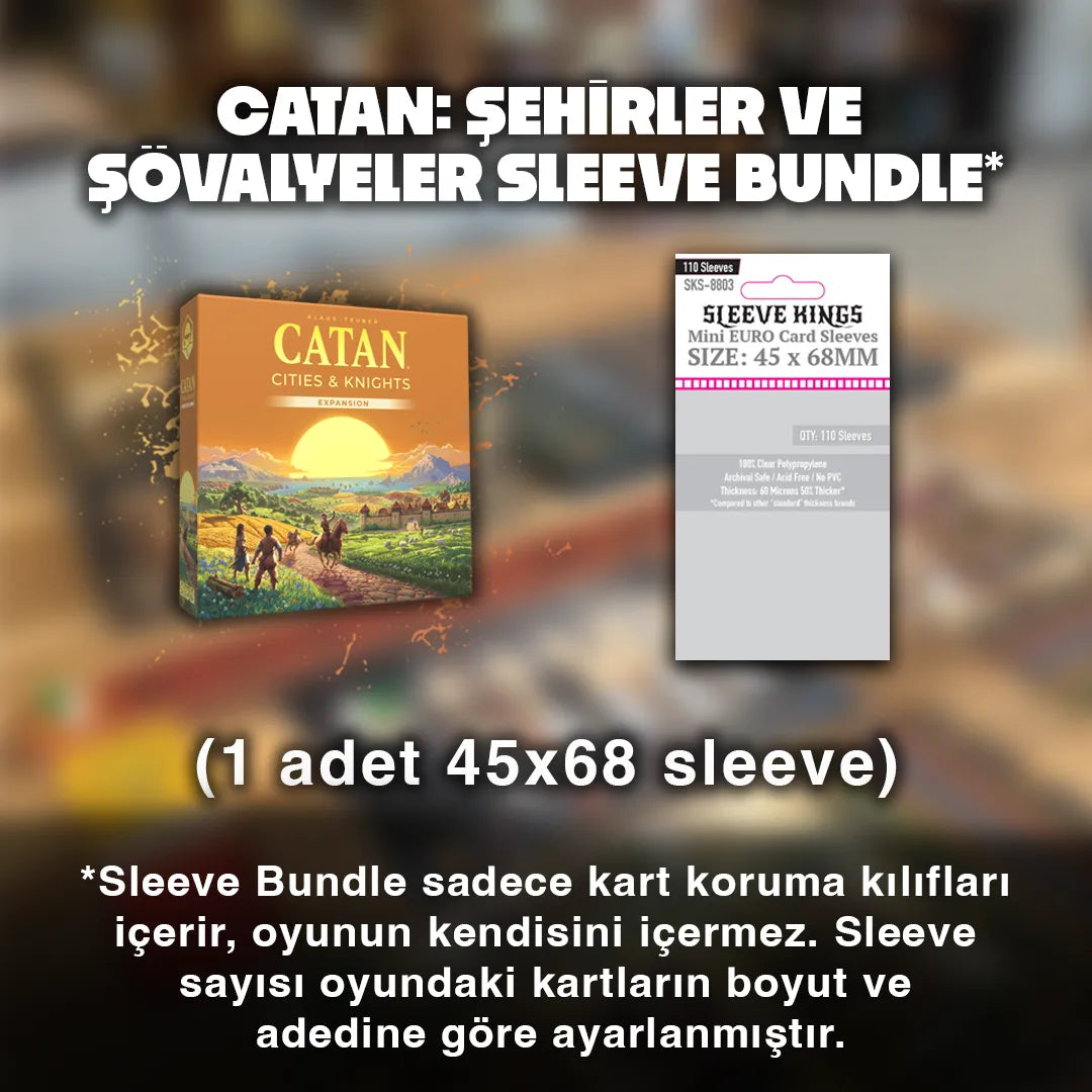 Catan: Şehirler ve Şövalyeler Sleeve Seti