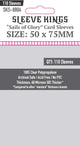 Sleeve Kings (Sails of Glory) Card Sleeves - 50mmx75mm - (110 Adet), 60 Microns