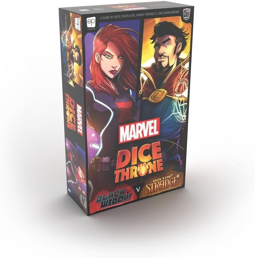 Marvel Dice Throne Black Widow vs, Dr, Strange (İngilizce)