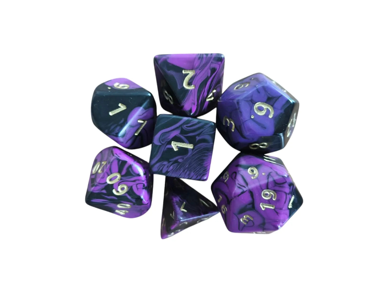Interference Jumbo Poly dice Set (purple)