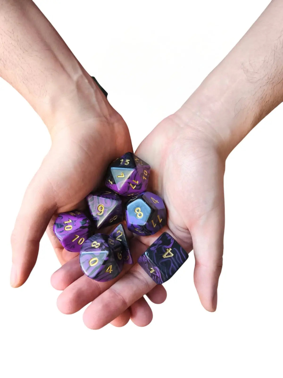 Interference Jumbo Poly dice Set (purple)