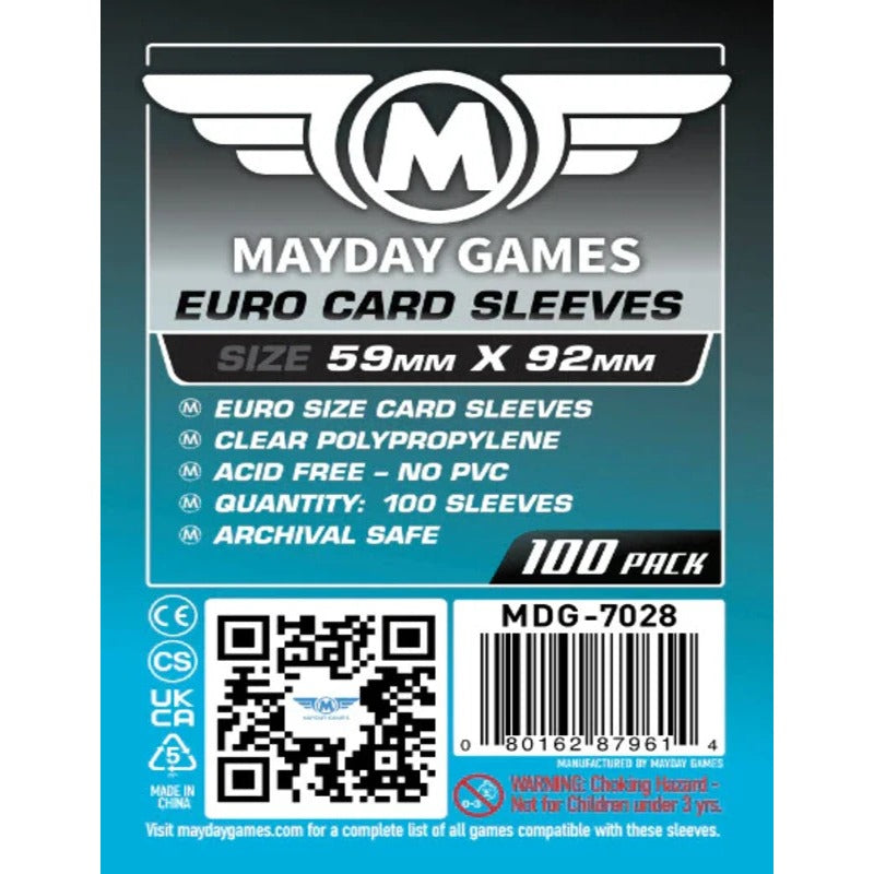 Mayday - Euro Card Sleeve - 59mm x 92mm - (100 Adet)