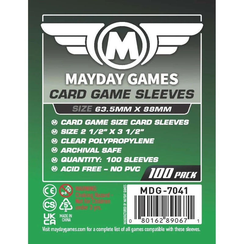 Mayday - Card Game Sleeves - 63.5mm x 88mm - (100 Adet)