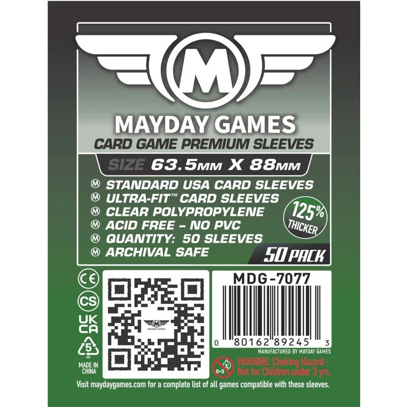 Mayday - Premium Card Game Sleeves - 63.5mm x 88mm - (50 Adet)