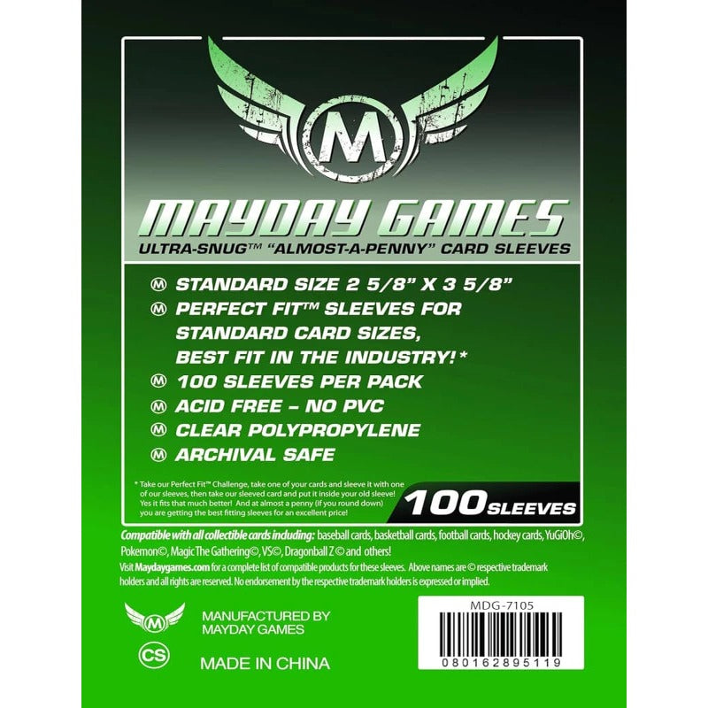 Mayday - Ultra-Snug “Almost A Penny” Economic Card Sleeves (63x88)