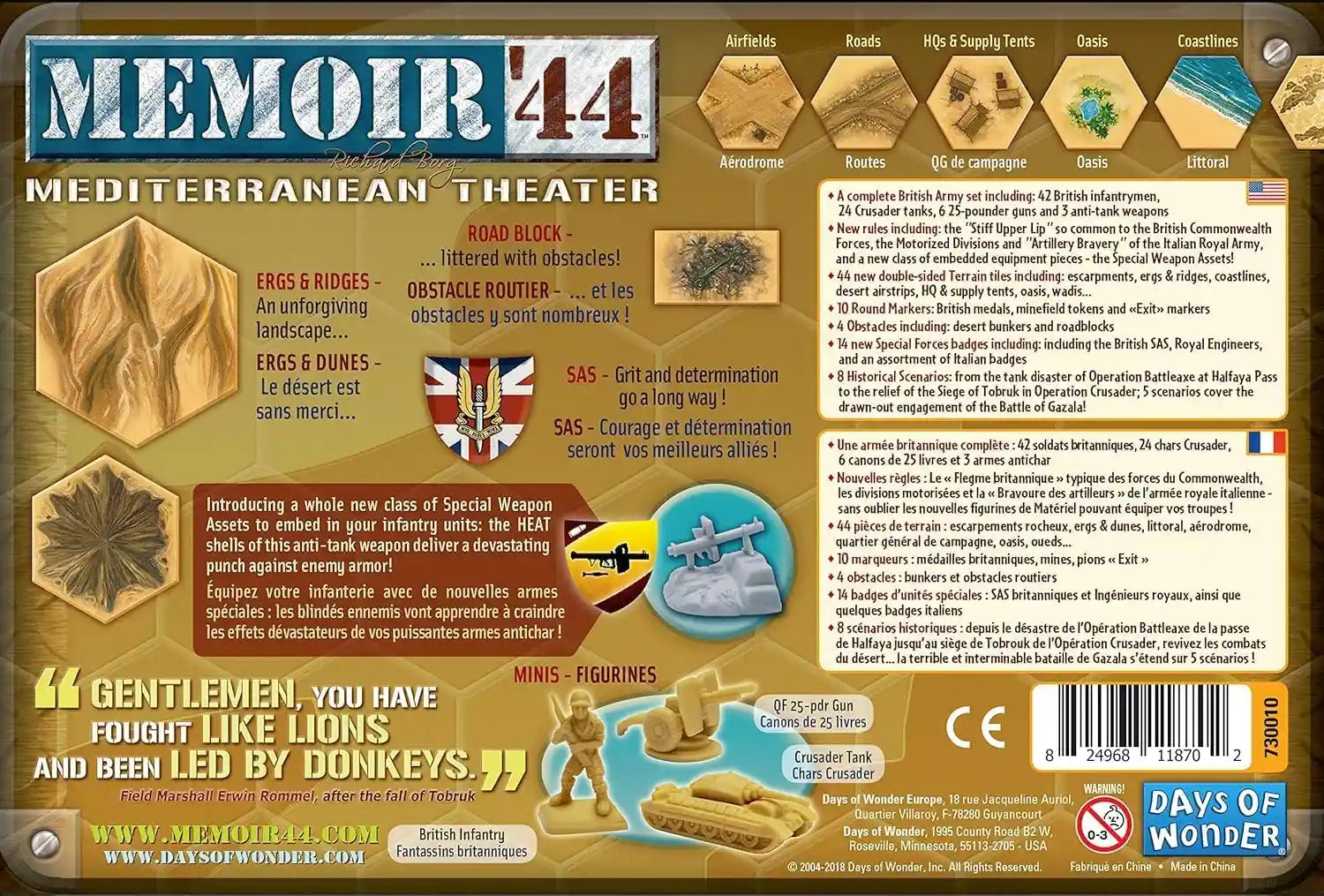 Memoir '44: Mediterranean Theater (İngilizce)