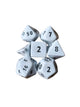 Opaque Jumbo Poly Dice (white)