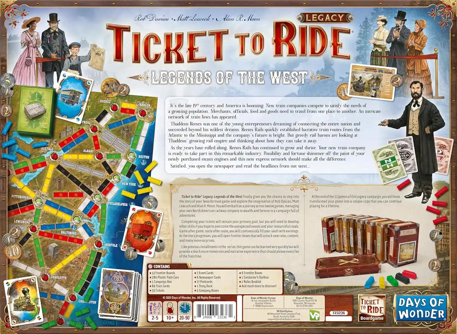Ticket to Ride Legacy: Legends of the West (ingilizce)