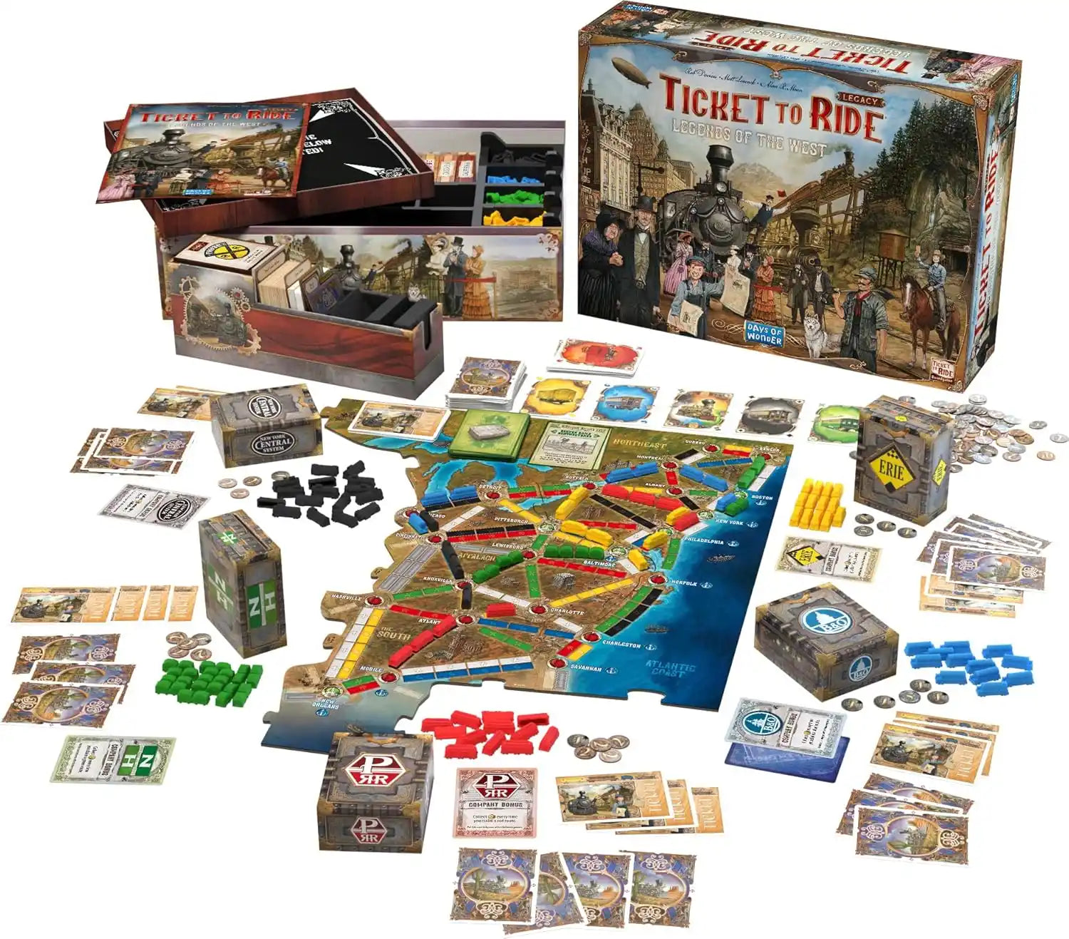 Ticket to Ride Legacy: Legends of the West (ingilizce)