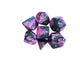 Toxic Jumbo Poly dice Set (pink&black)