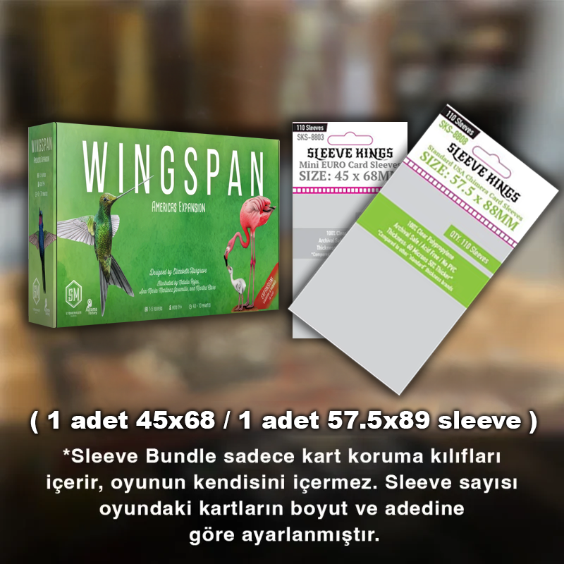Wingspan: America Ek Paketi Sleeve Seti